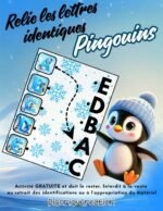Pingouin relis les lettres identiques GRATUIT
