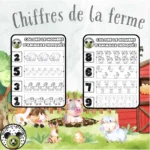 Chiffre animaux de la ferme