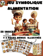 Jeu symbolique du restaurant , Alimentation