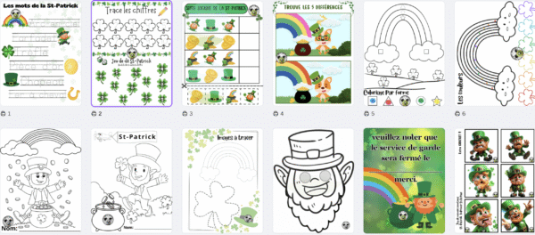 Trousse d'apprentissage St-Patrick – Image 2