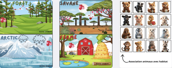 Habitat des animaux Saint-Valentin – Image 2