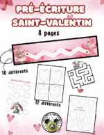 Pré-écriture Saint-Valentin