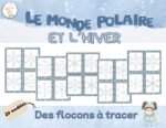 Hiver-Des flocons à tracer