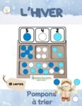 Plateau de tri à 3 compartiments-Les pompons