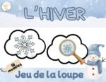 Jeu de la loupe- Les flocons