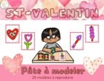 La Saint -Valentin à modeler