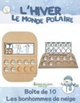 Boîte de 10 - Les bonshommes de neige